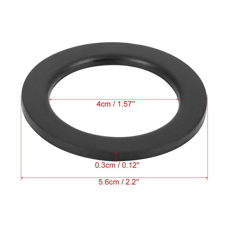 F FIERCE CYCLE 2pcs Motorcycle Engine Rubber Fuel Gas Oil Tank Cover Seal O Ring Gaskets Protector Universal Circular - Image 2
